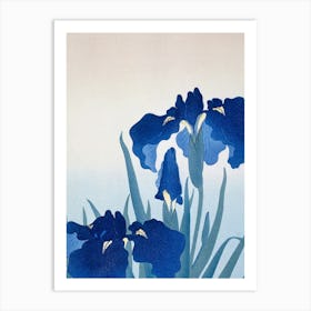 Blue Iris Art Print