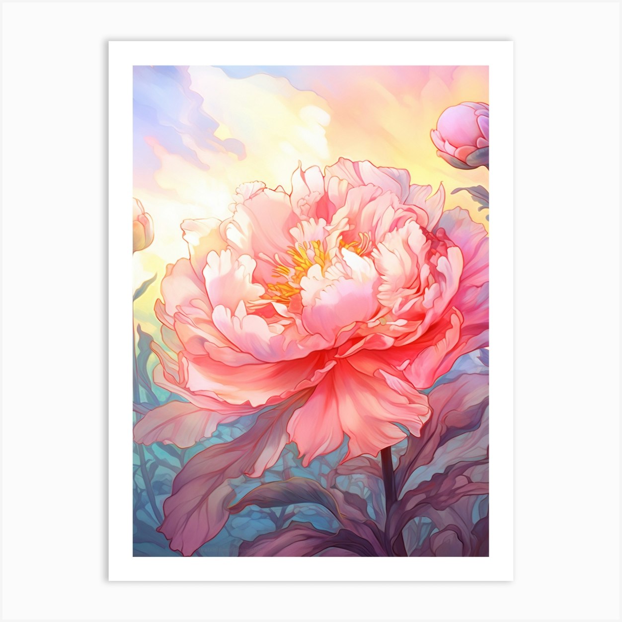 Romantic Florals Peony Watercolor for Beginners Easy Art Painting Kit DIY  Flower Paint by Number — Pink Puddle Studio