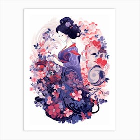 Geisha 1 Art Print