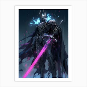 Adamantium Anime Art Print