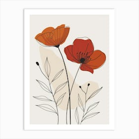 Poppies 75 Art Print