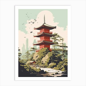 Shinto Shrines Japanese Style 10 Art Print