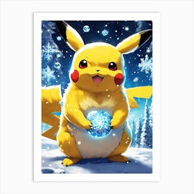 Pokemon Pikachu Art Print