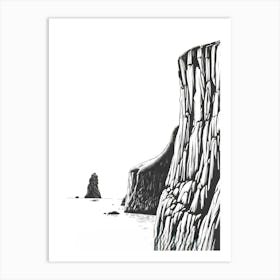 Cliffs Of Scotland Art Print