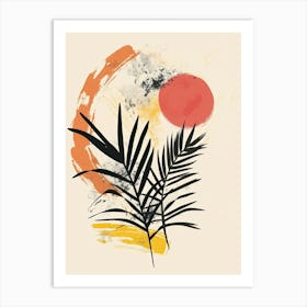 Radiance In Retro Abstraction Mid Century Style Art Print