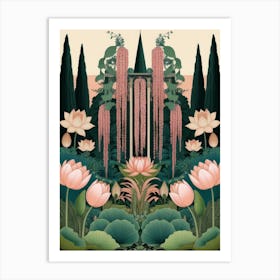 Lotus Garden 2 Art Print