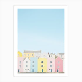 Cornwall Colourful View 1 Art Print