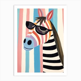 Little Horse 1 Wearing Sunglasses Art Print