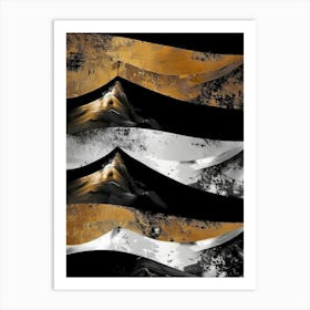 'Silver And Gold' Art Print