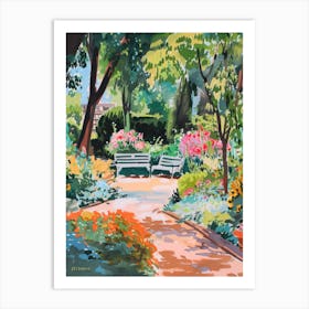 Chelsea Physic Garden London Parks Garden 8 Painting Art Print