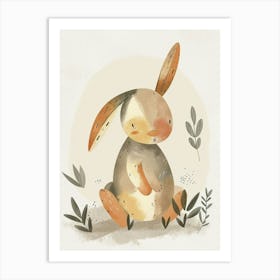 Havana Rabbit Kids Illustration 3 Art Print