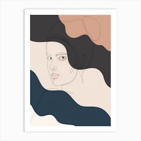 Portrait Of A Woman 89 Art Print