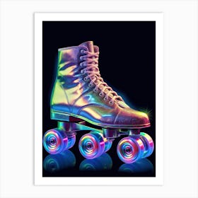 Disco Fever Roller Skates Studio 54 2 Art Print