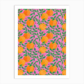 Orange Garden Art Print