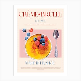 Creme Brulee Mid Century Art Print