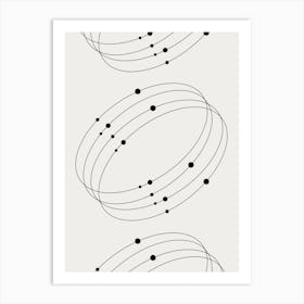 Saturn Abstract Universe Art Print