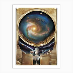 Galaxy In Space Art Print