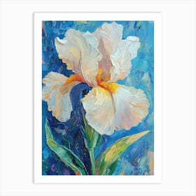 White Iris 1 Art Print