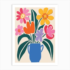 Flowers In A Vase 59 Art Print