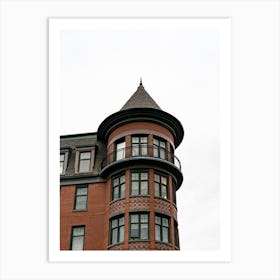 Red Brick Building Art Print