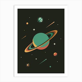 Different Planets Art Print