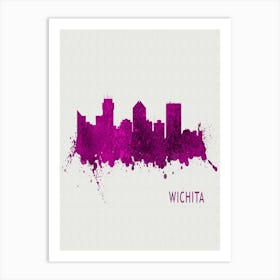 Wichita Kansas City Purple Art Print