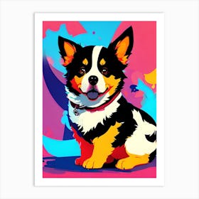 Corgi Painting 16 Art Print