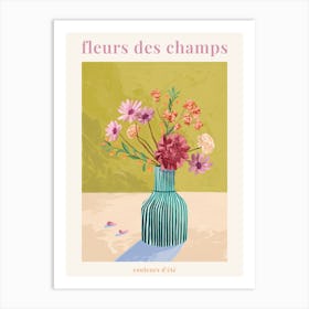 Fleur Des Champs - Green Art Print