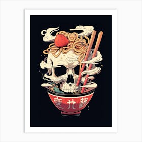Ramen Of Death Art Print