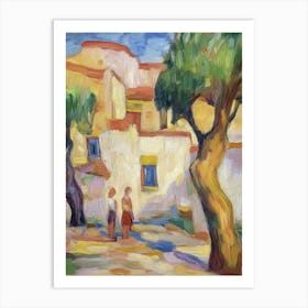 Street Scene Mallorca Art Print