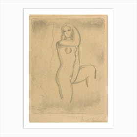 Girl Nude, Mikuláš Galanda Art Print