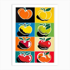 Fruits By Andy Warhol Art Print