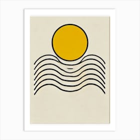 bauhaus Day In The Sun poster Art Print