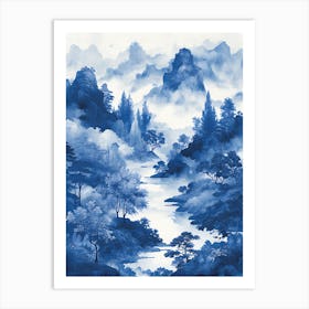 Fantastic Chinese Landscape 6 Art Print