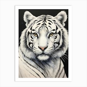 White Tiger 4 Art Print