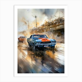 Drag Racing car sport Art Print