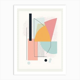 Abstract Geometric Print 1 Art Print