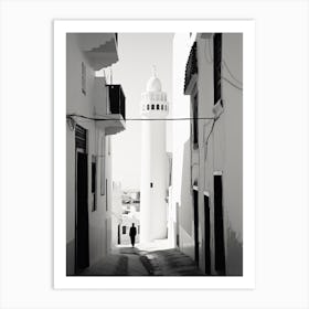 Tangier, Morocco, Photography In Black And White 2 Art Print