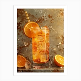 Orange Iced Tea 26 Art Print