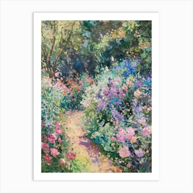  Floral Garden Wild Bloom 3 Art Print