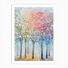 Spring Trees 1 Art Print