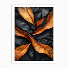 Abstract Leaves 25 Art Print