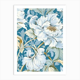 Wallpaper Floral Pattern 1 Art Print