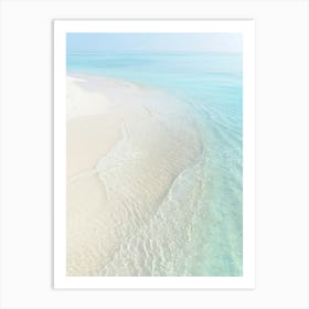 Clear Ocean Beach Water Art Print