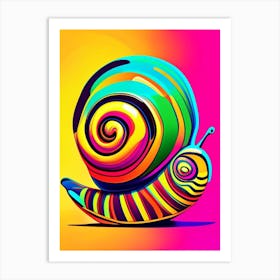Nerite Snail  Pop Art Art Print