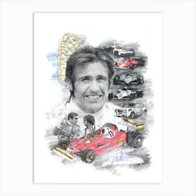 Carlos Reutemann Art Print