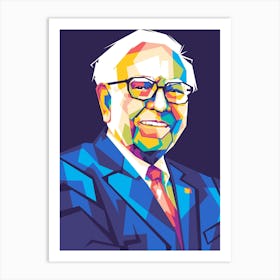 Warren Buffet Wpap Art Print