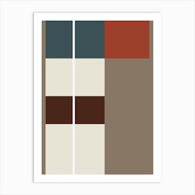 Squares And Triangles.Wall prints Art Print