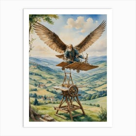 Leonardo da Vinci A Visionary's Pursuit Art Print