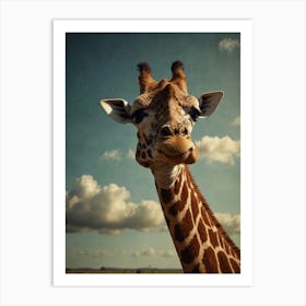 Giraffe 62 Art Print